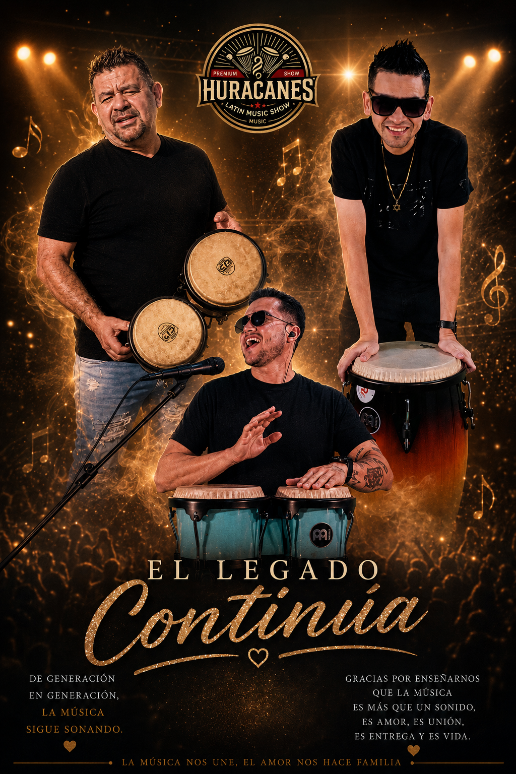 Huracanes familia y ritmo